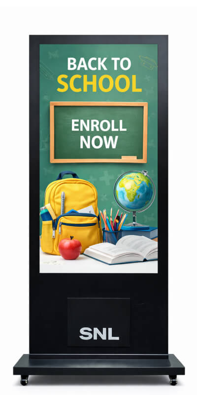 43 inch Digital Standee Notice Board