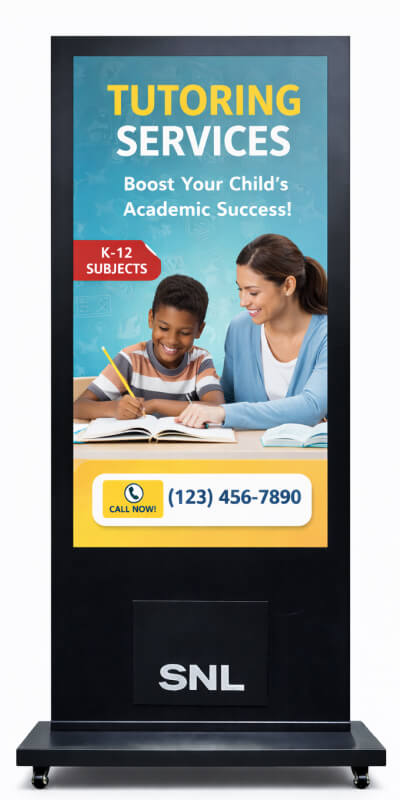 digital signage for schools