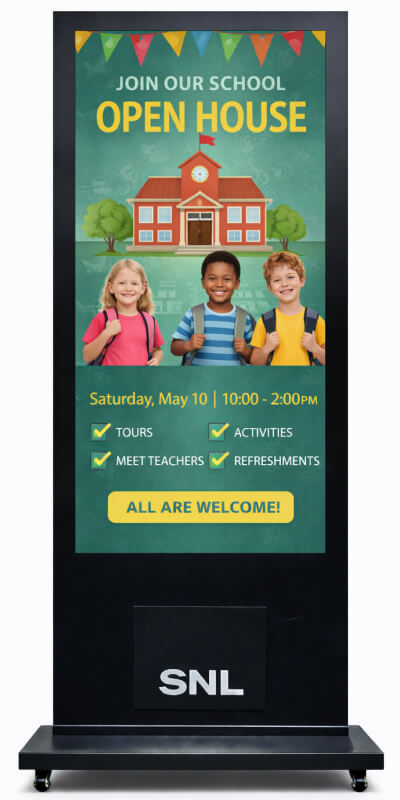 digital signage advertising display