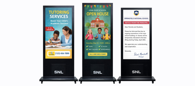 SNL Digital Signage Board